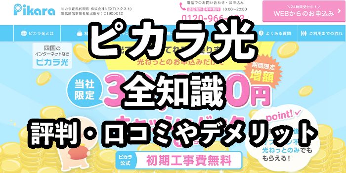 ピカラ光の評判・口コミ【エリアや料金・デメリットを徹底解説】