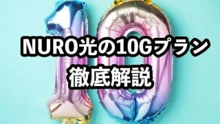 NURO光10Gプランがおすすめの人【提供エリアや実測値を解説】