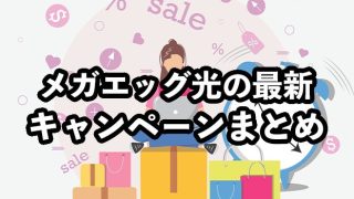 メガエッグ光の最新キャンペーンを紹介【お得な申込窓口はどこ？】