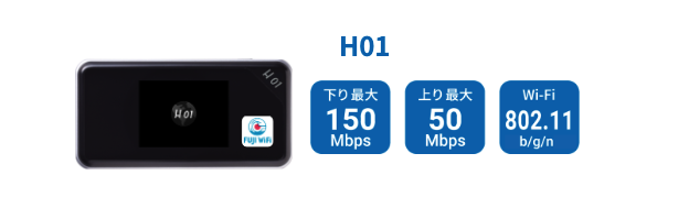 FUJI WiFiの機種はH01とGlocal me U3！スペックを解説