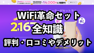 【実際に使って検証】WiFi革命セットの評判！デメリットは遅いこと？