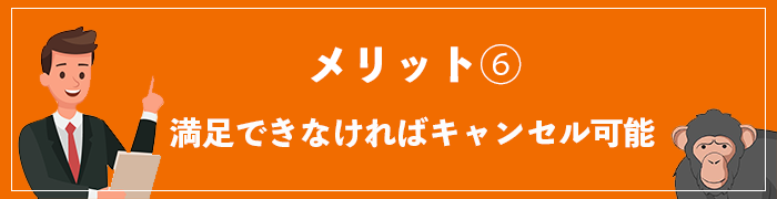 WiFi革命セットのメリット⑥速度が出なければキャンセル可能