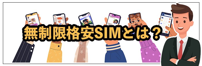 無制限格安SIMとは？ギガ使い放題のこと？
